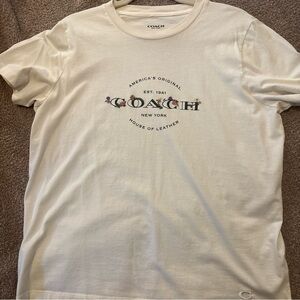 Coach Size Large Floral Tee